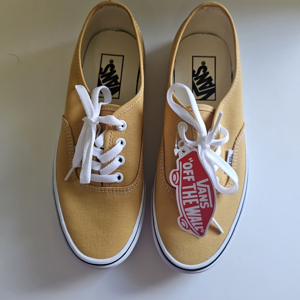 BRAND NEW! YELLOW VANS AUTHENTIC